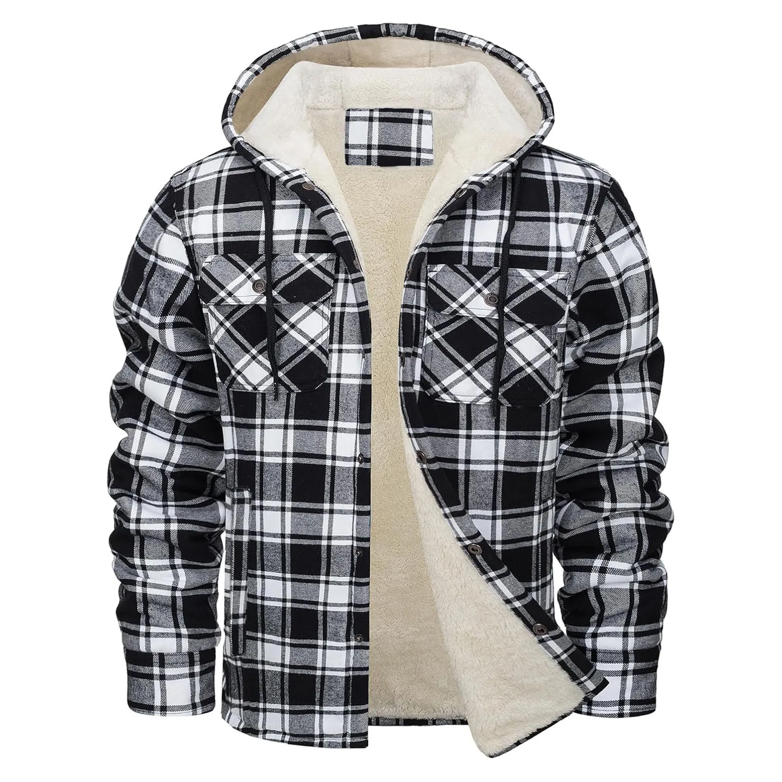 Flannel Shirt Lined - Chaqueta gruesa y cálida de franela
