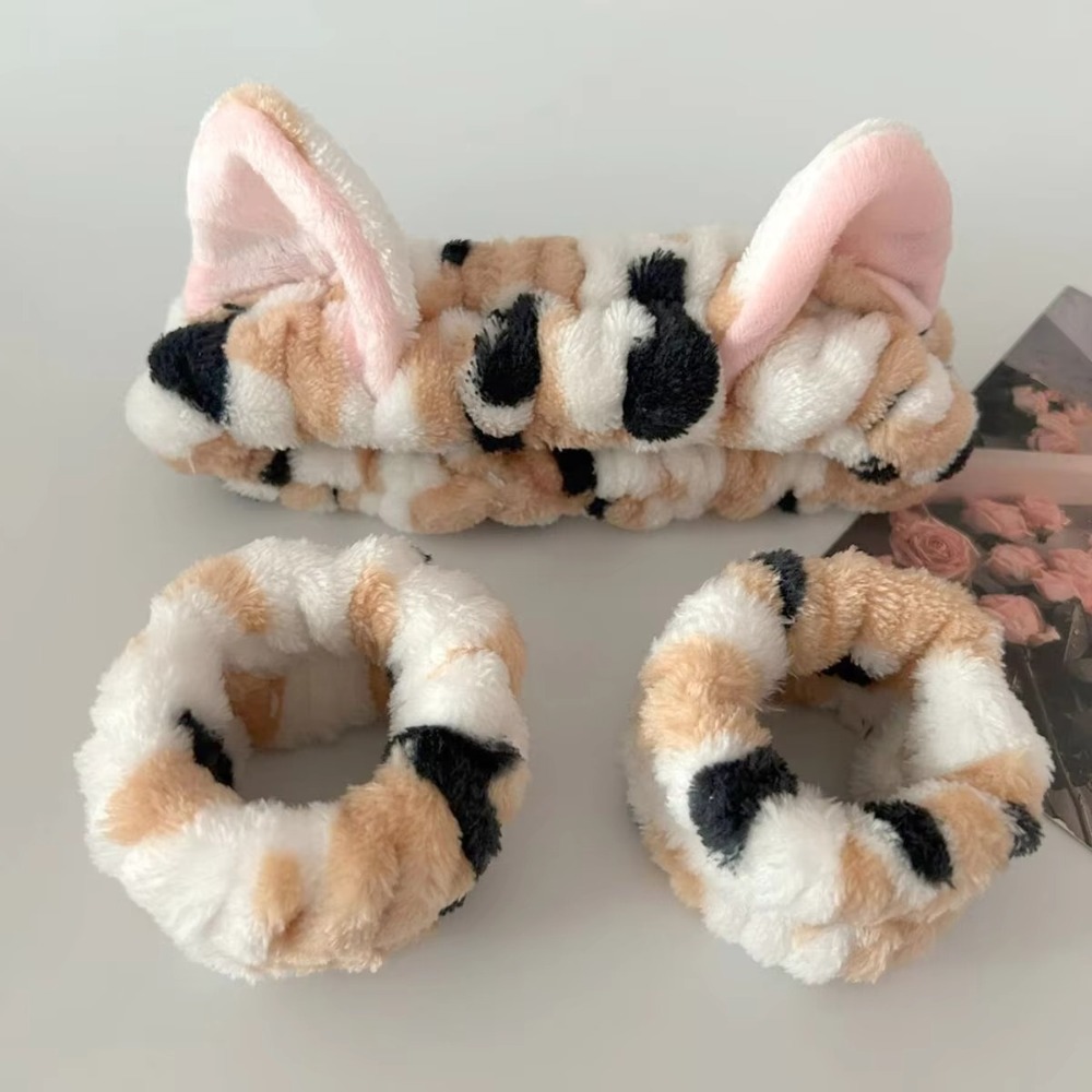 3 unids/set estampado de leopa - Winter Headband Fleece reseña y precio