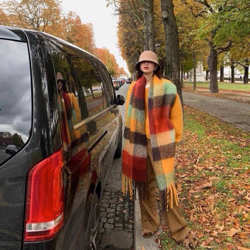 Bufanda gruesa y cálida de luj - Cashmere Pashmina Wrap reseña y precio